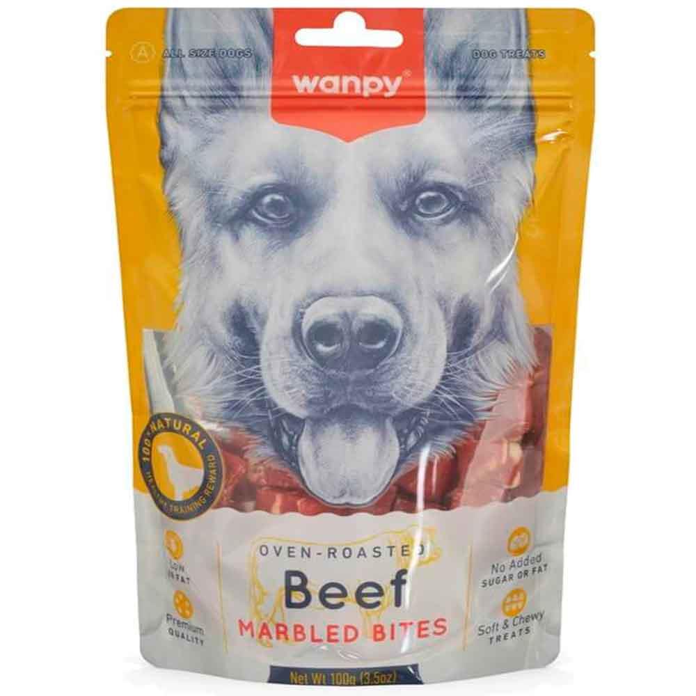 Wanpy Marbled Köpek Ödül Et Parçaları 100 Gr 8682631201845 Amazon Pet Center