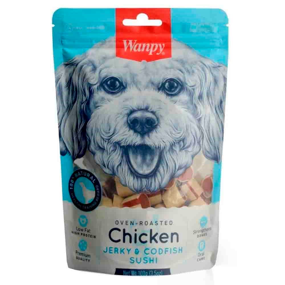Wanpy Morina Balıklı Suşi Yumuşak Köpek Ödülü 100 Gr 6927749810629 Amazon Pet Center