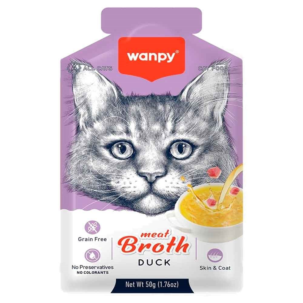 Wanpy Ördek Etli Tahılsız Kedi Çorbası 50 Gr 6927749871736 Amazon Pet Center