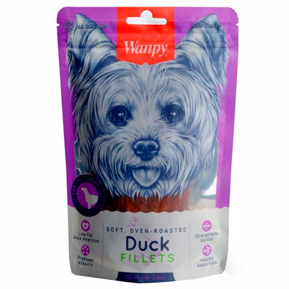 Wanpy Oven Roasted Gerçek Ördek Fileto Köpek Ödülü 100 Gr 6927749820369 Amazon Pet Center