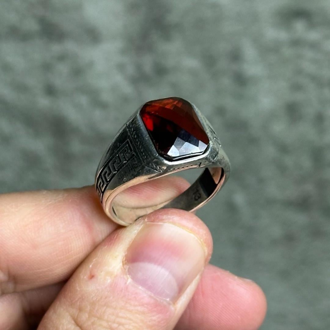 925 Ayar Gümüş Erkek Yüzük 
