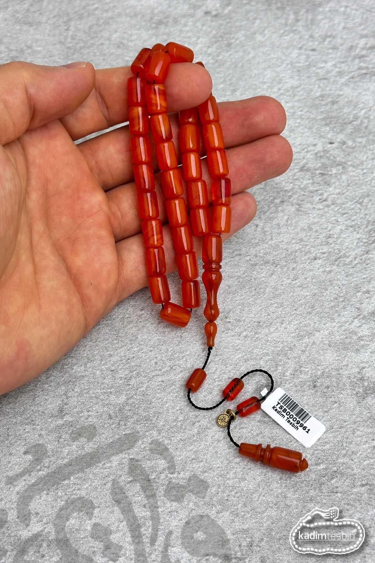 Sistemli Sıkma Kehribar Tesbih