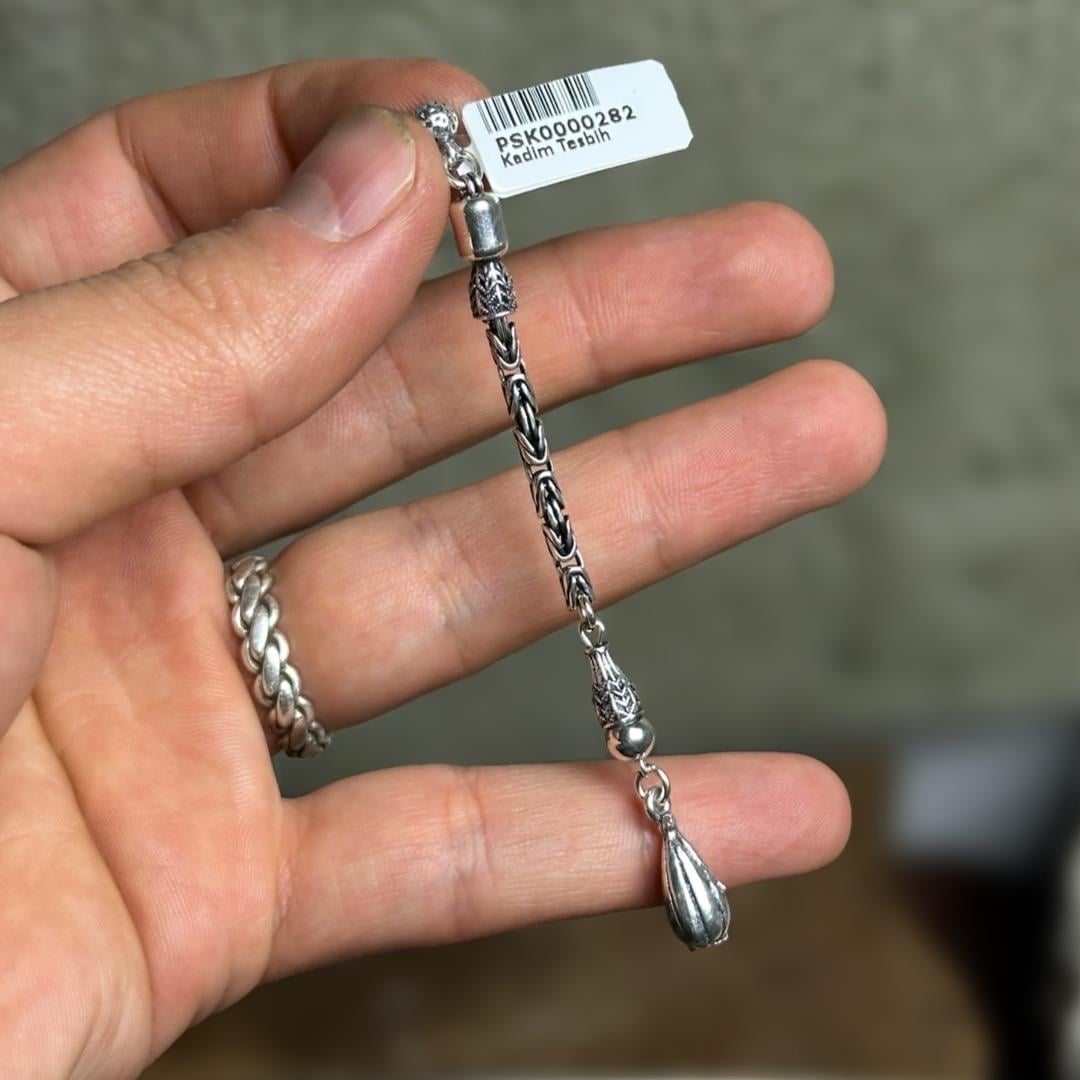Tekli 925 Ayar Gümüş Püskül