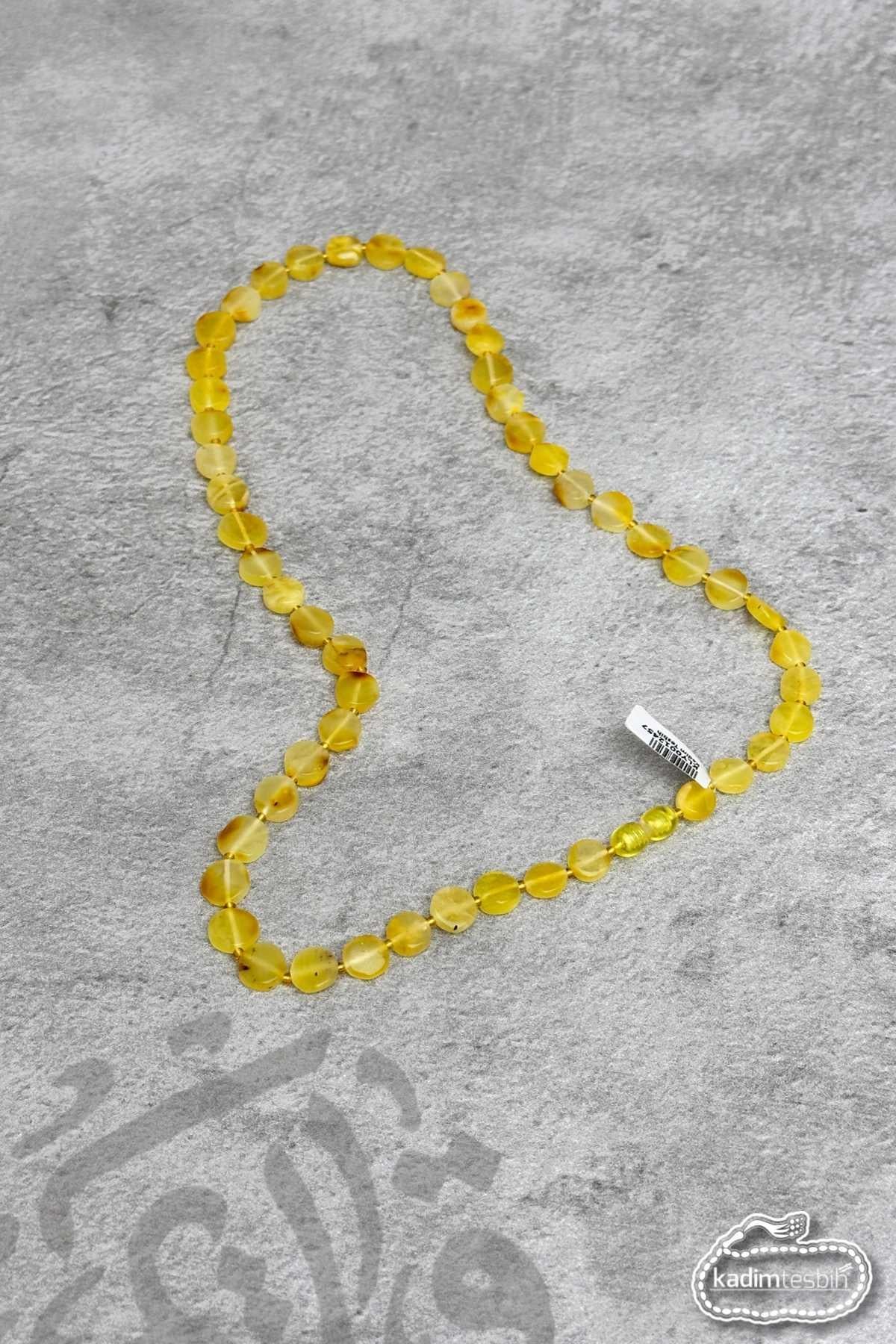 Yetişkin Unisex Damla Kehribar Kolye