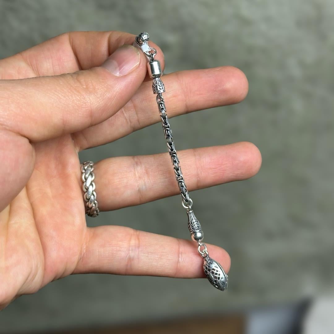 Zincir Model 925 Ayar Gümüş Püskül