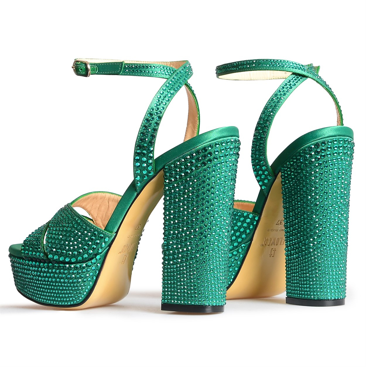  YESIL SATEN TASLI