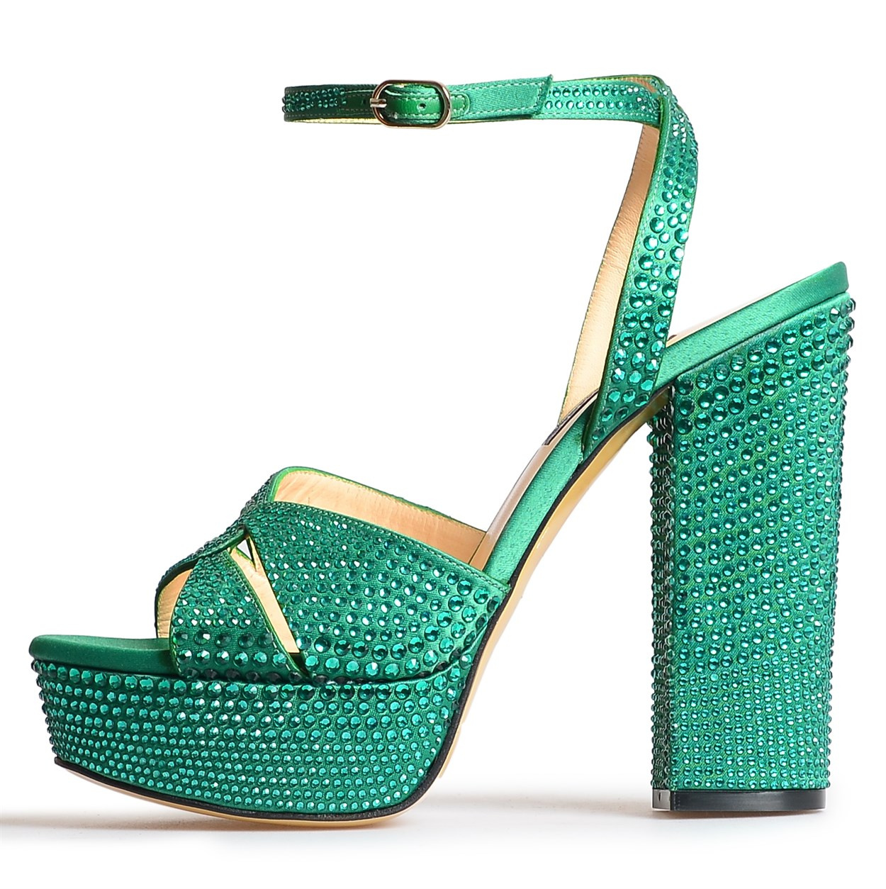  YESIL SATEN TASLI