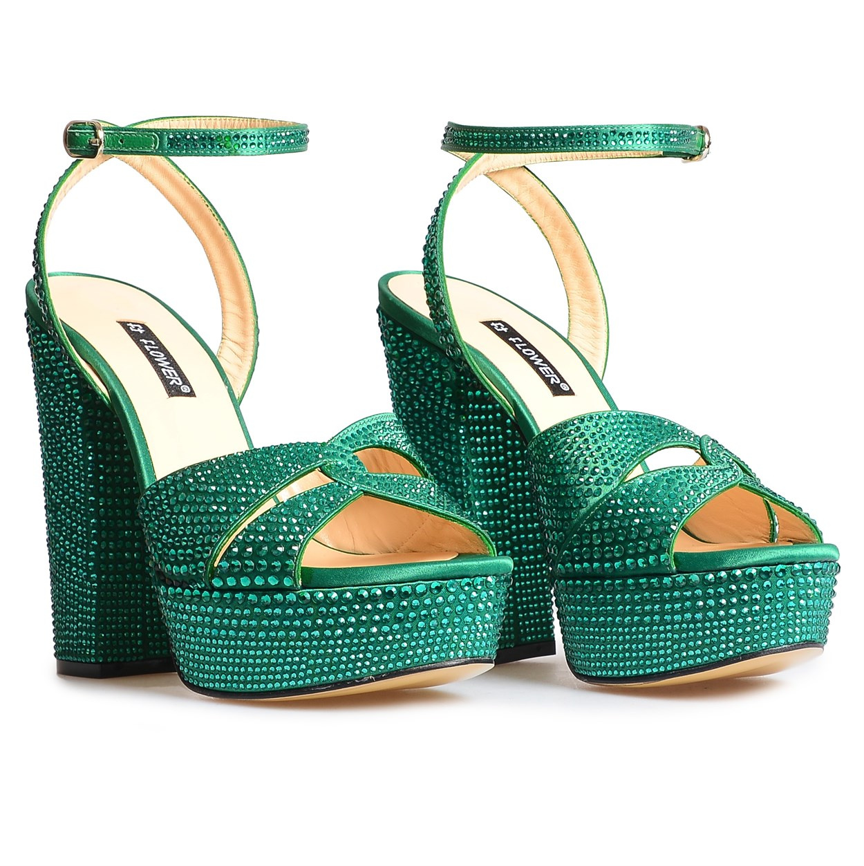  YESIL SATEN TASLI