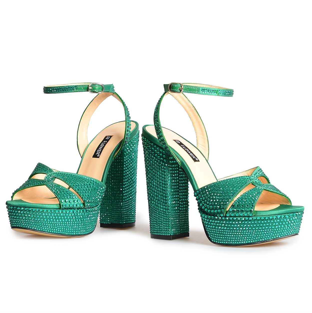  YESIL SATEN TASLI