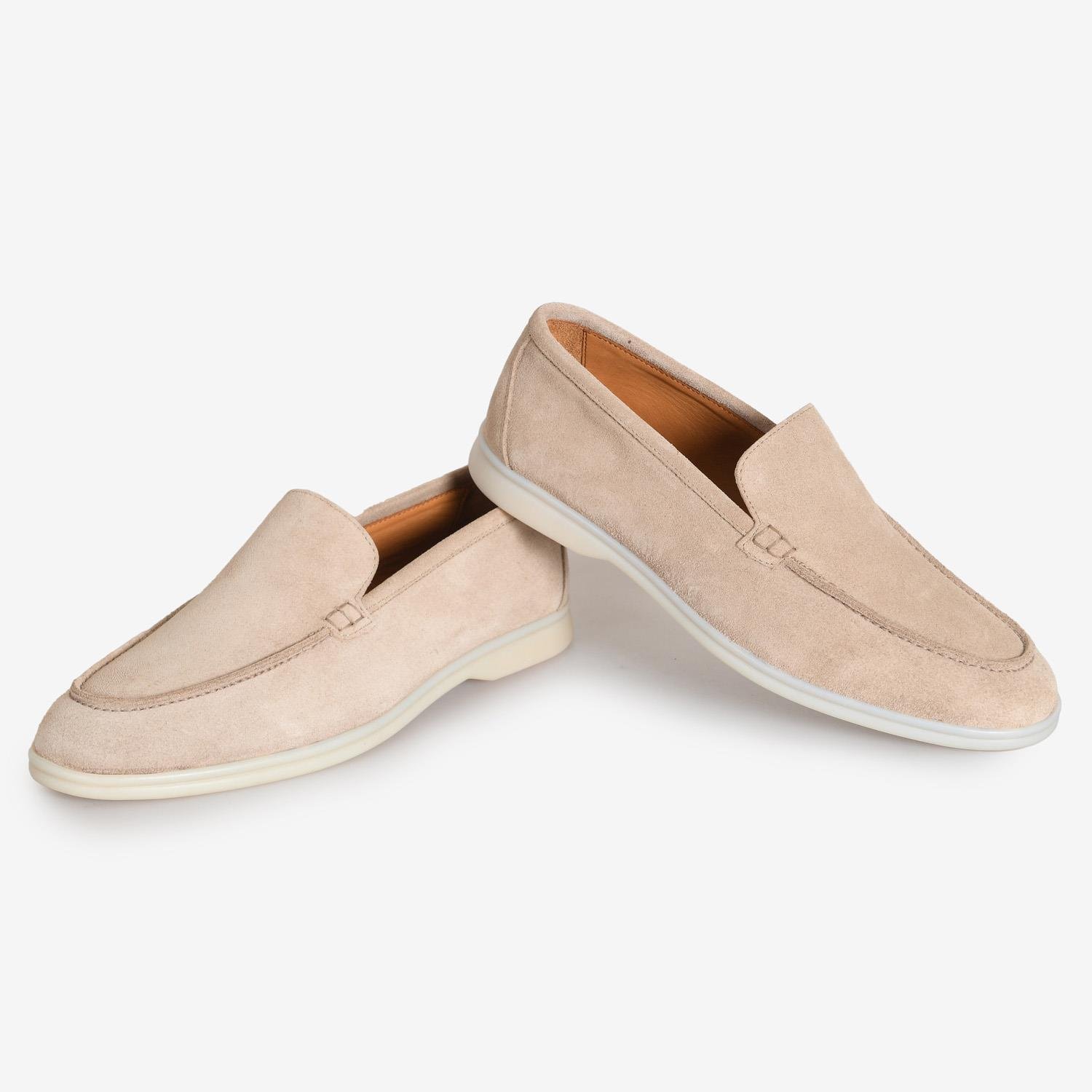 Bej Süet Erkek Loafer