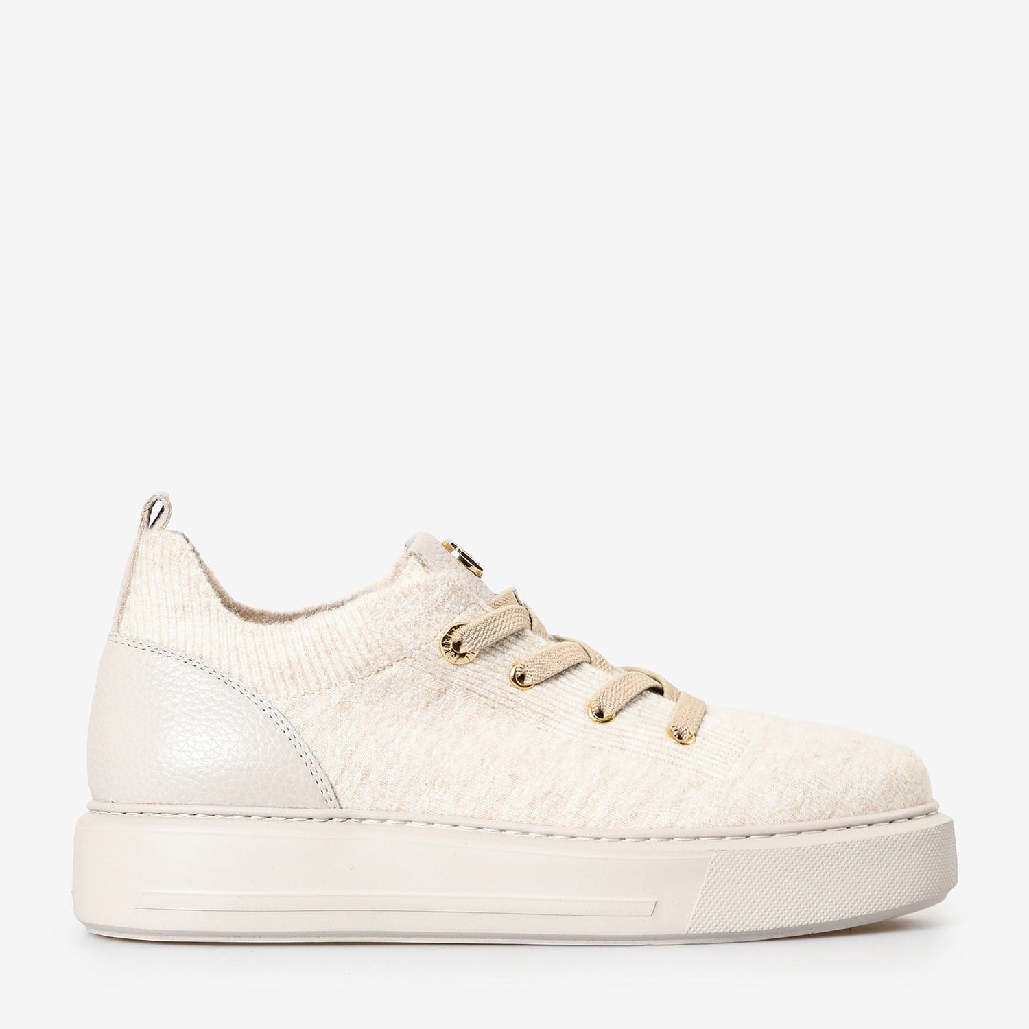 Bej Triko Kadın Sneaker