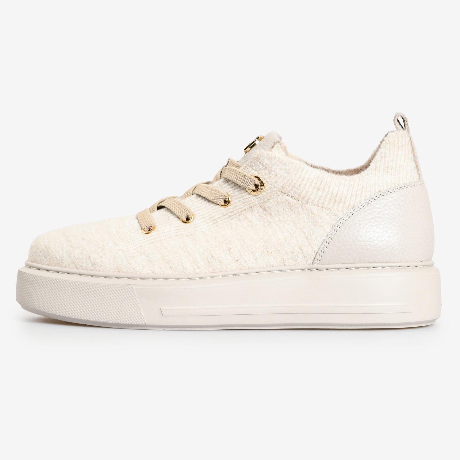 Bej Triko Kadın Sneaker