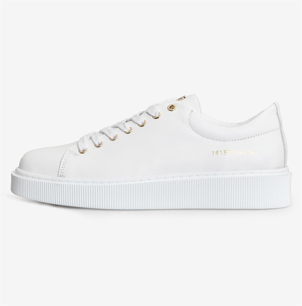 Beyaz Deri Erkek Sneaker
