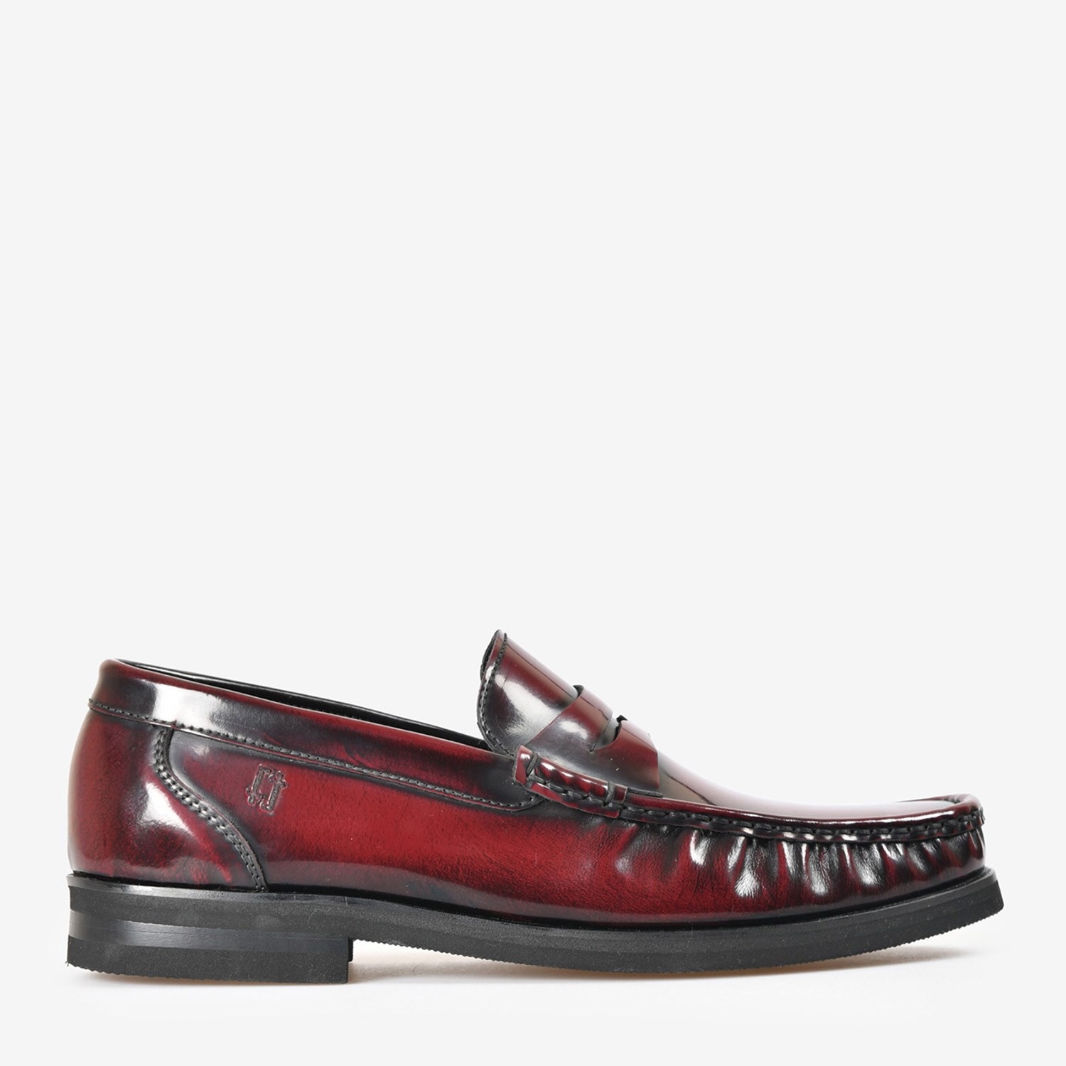 Bordo Deri Erkek Loafer
