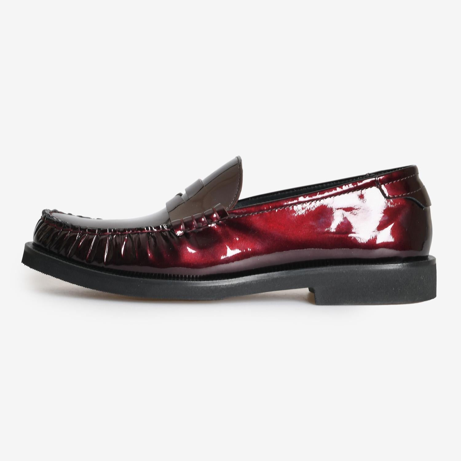 Bordo Rugan Kadın Loafer
