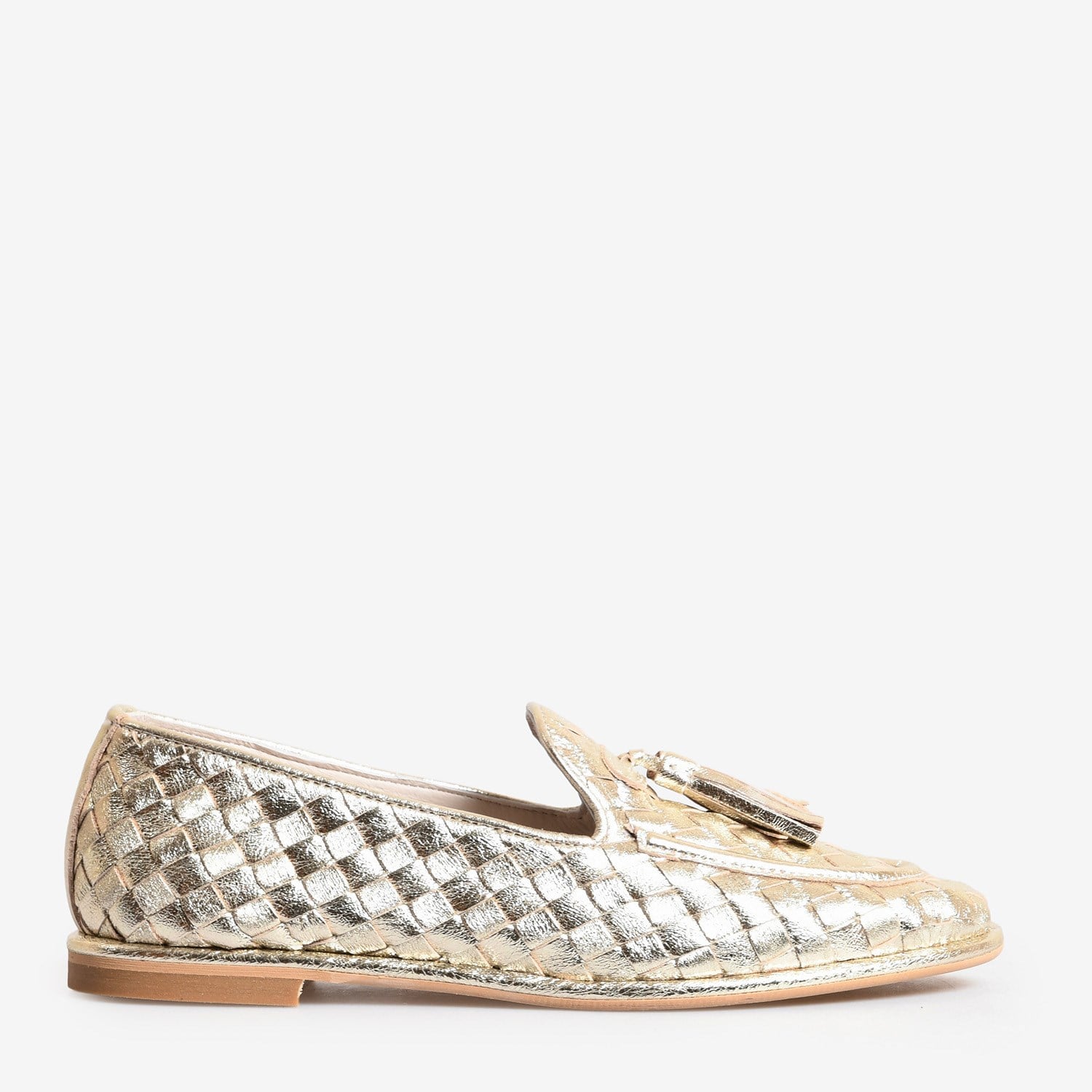 Dore Örgü Deri Kadın Bağcıklı Loafer
