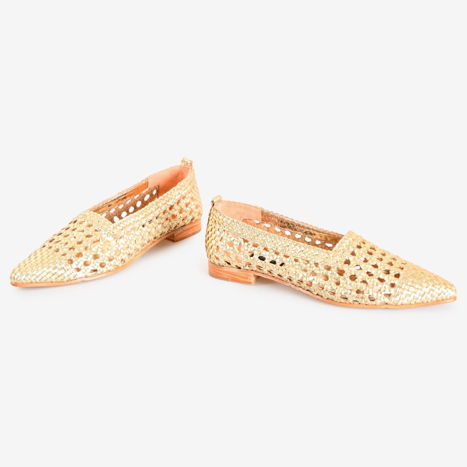Dore Örgü Deri Kadın Loafer