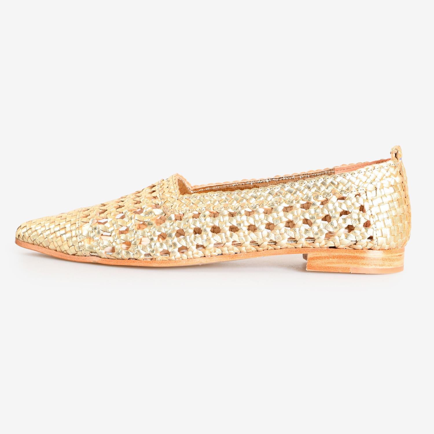 Dore Örgü Deri Kadın Loafer