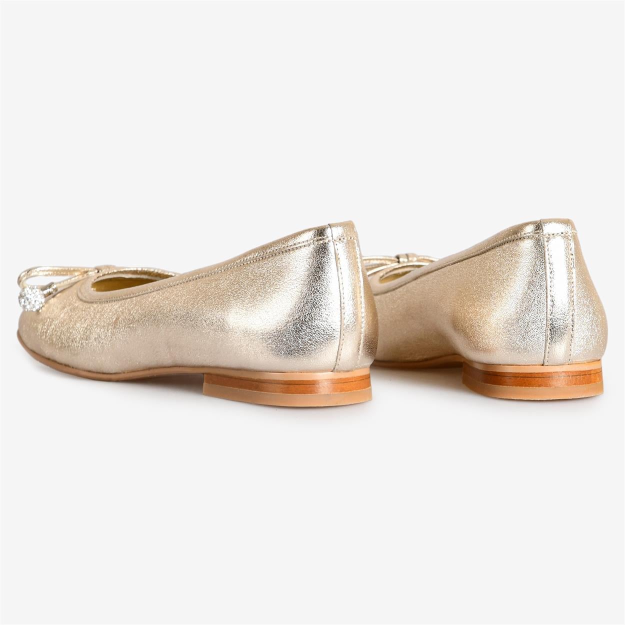 Dore Taş Detaylı Deri Kadın Loafer
