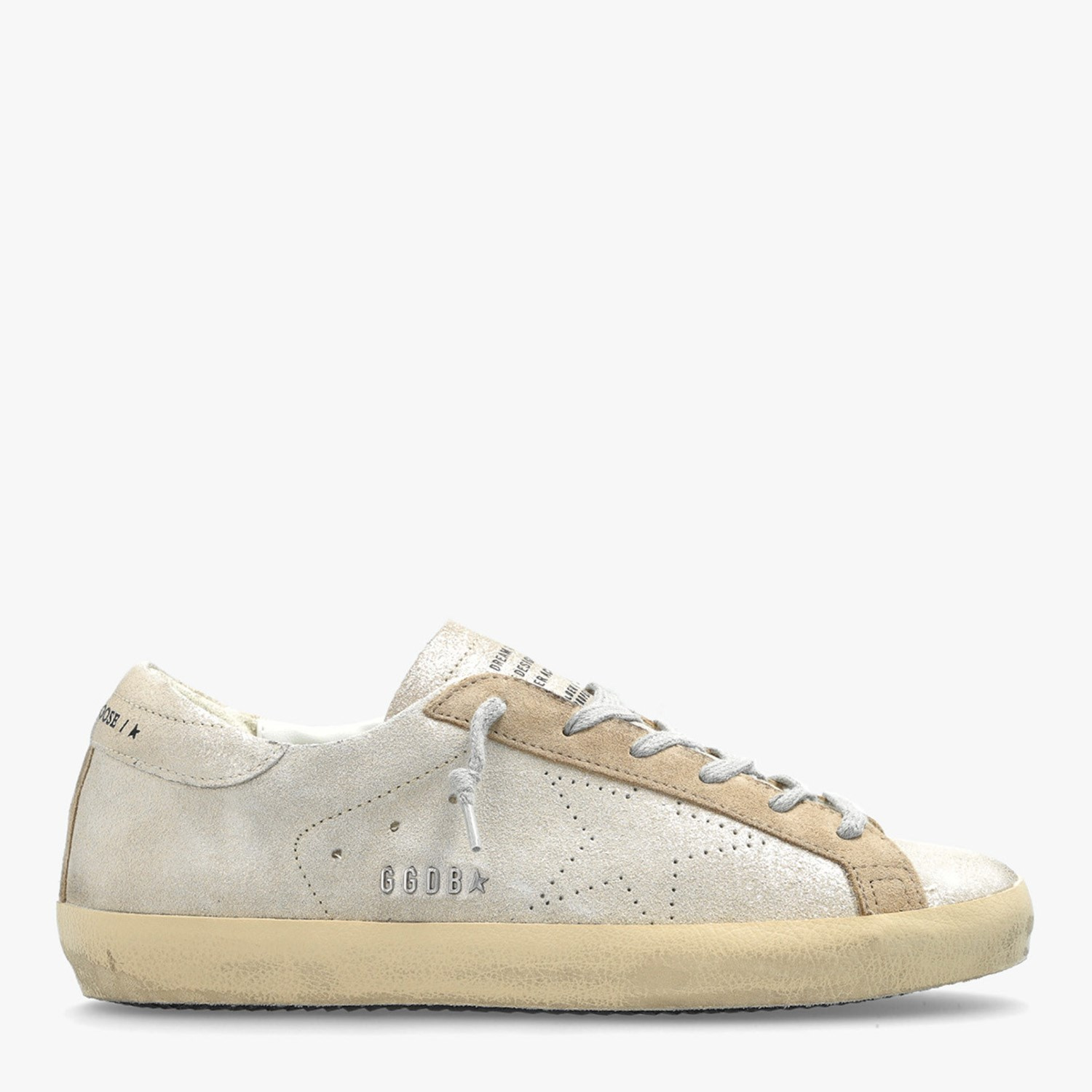 Golden Goose Bej Deri Super-Star 7506 Kadın Sneaker