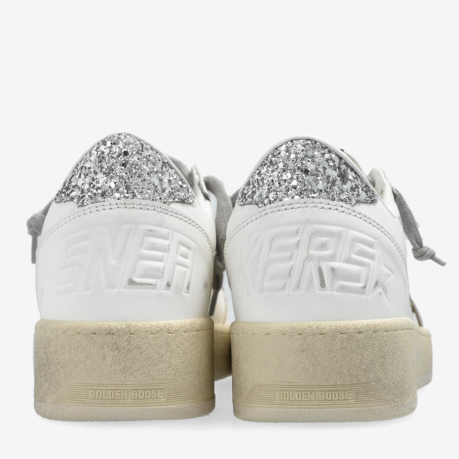 Golden Goose Beyaz Deri Ball-Star 2 6966 Kadın Sneakers