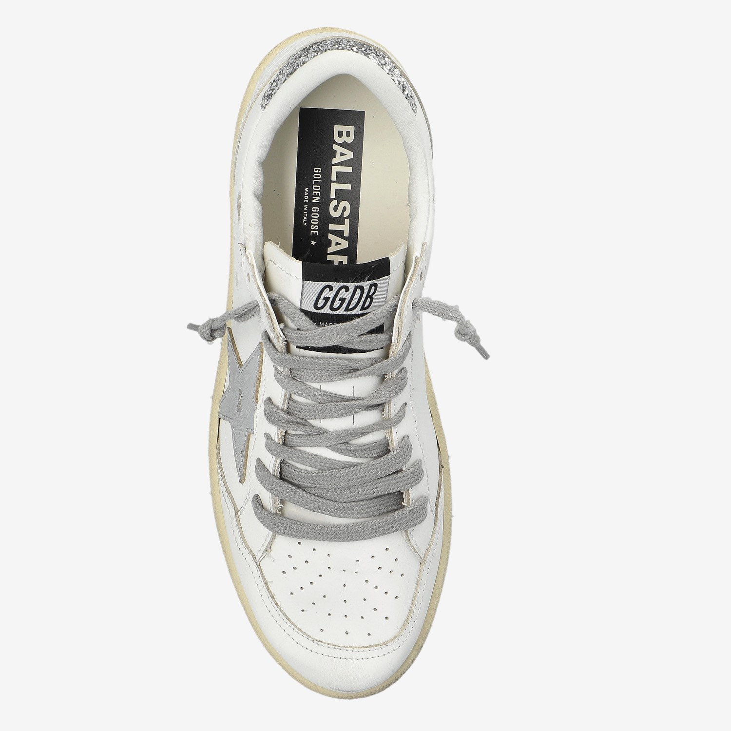 Golden Goose Beyaz Deri Ball-Star 2 6966 Kadın Sneakers