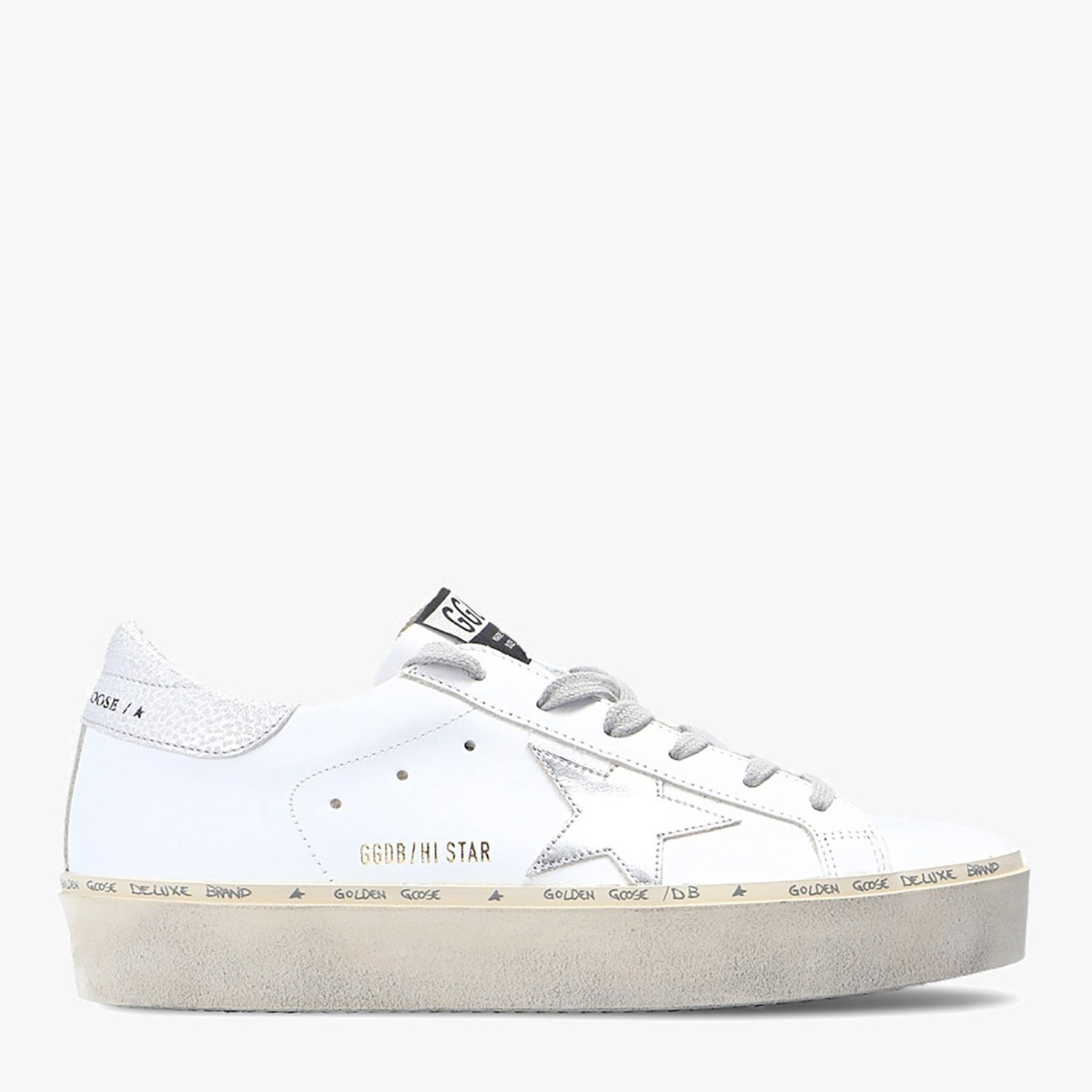 Golden Goose Beyaz Deri Hi-Star 0329 Kadın Sneaker