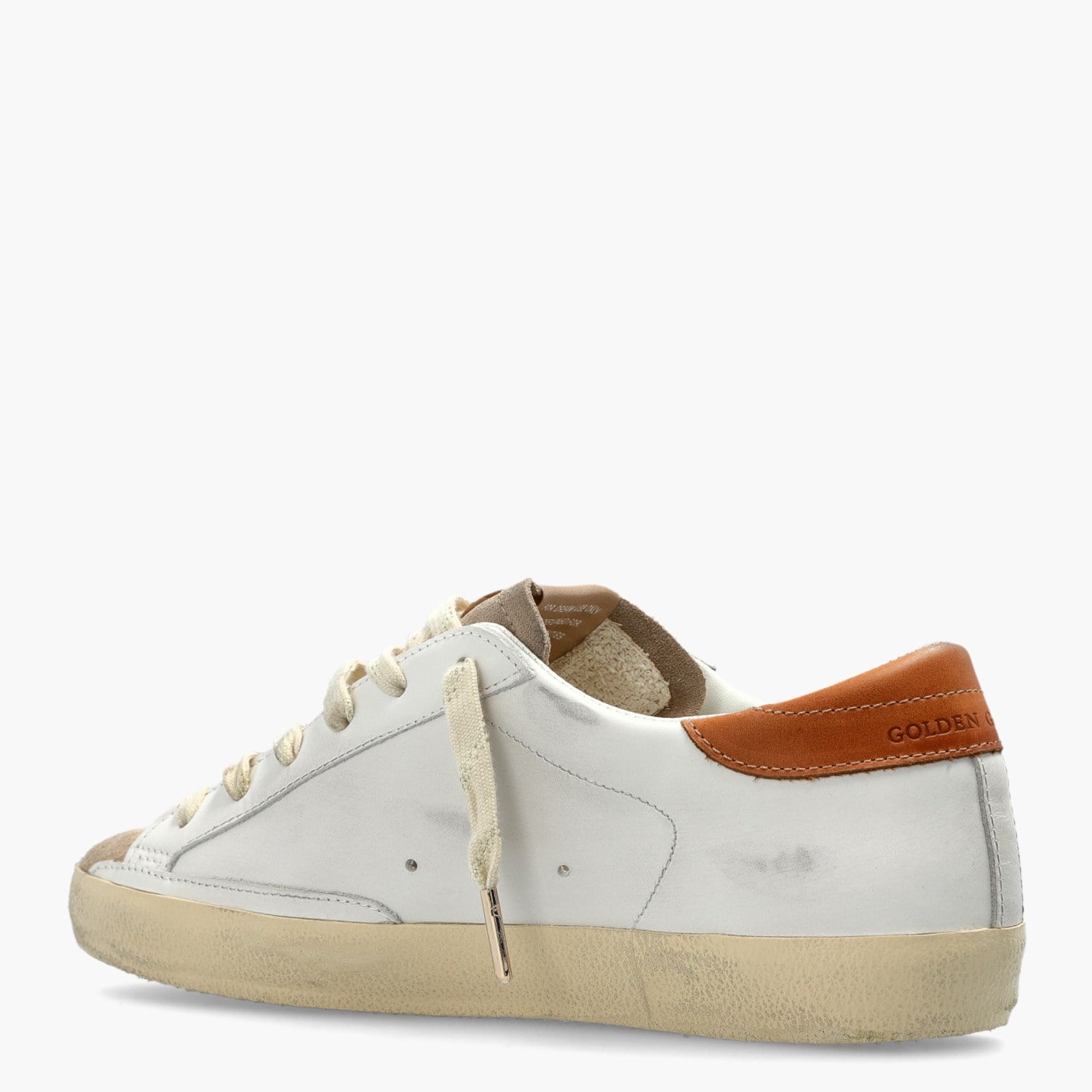 Golden Goose Beyaz Deri Super-Star 8719 Kadın Sneakers