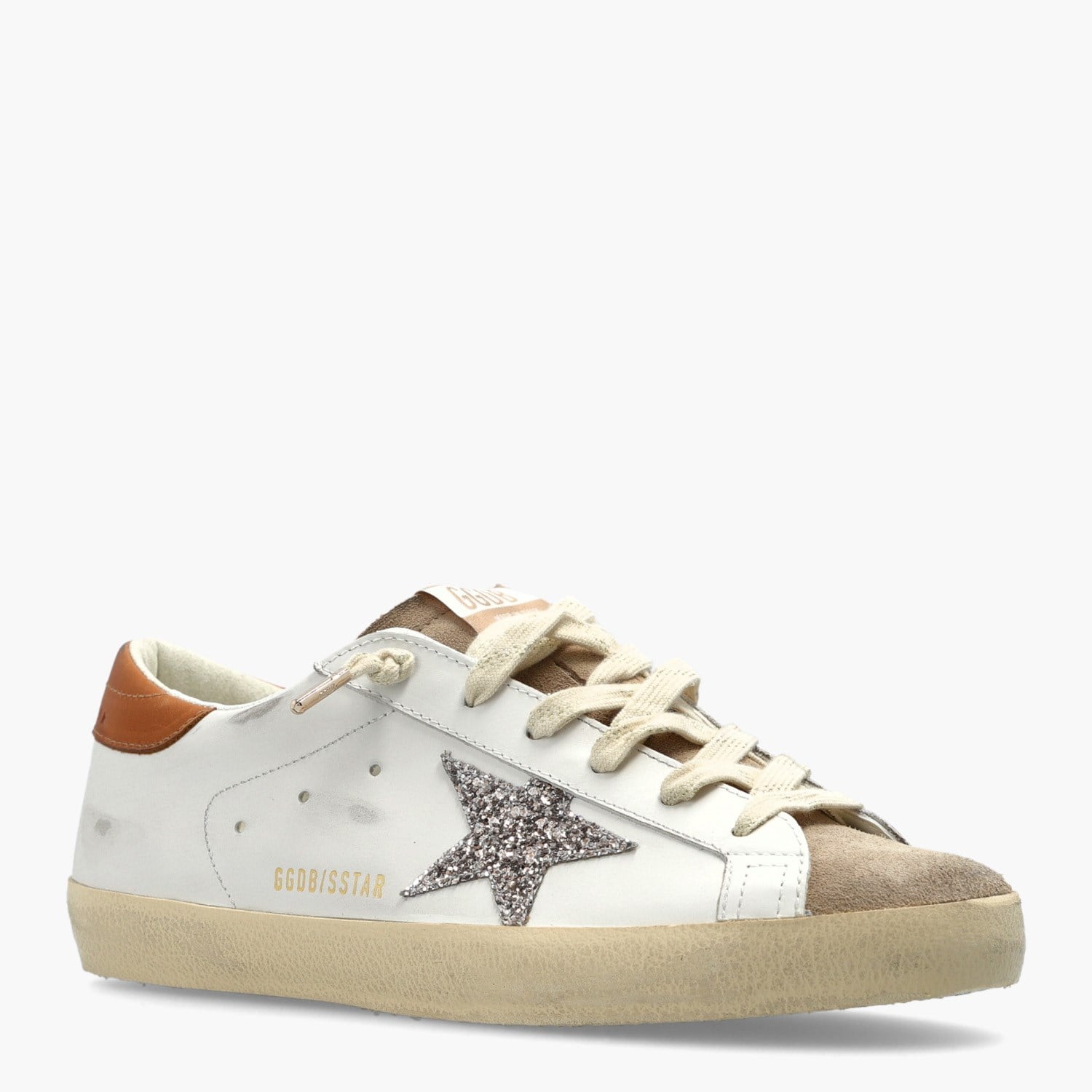 Golden Goose Beyaz Deri Super-Star 8719 Kadın Sneakers