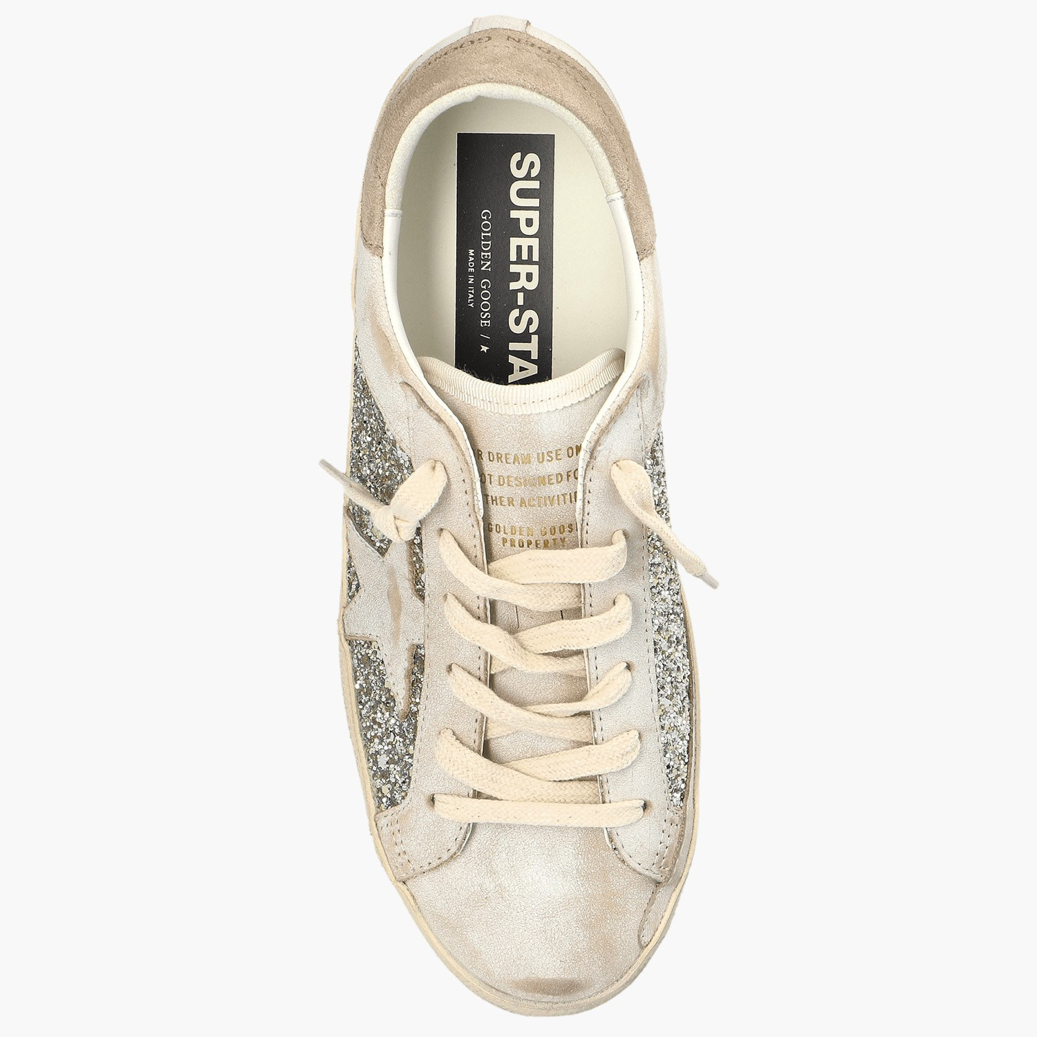 Golden Goose Beyaz Deri Super-Star 8901 Kadın Sneaker