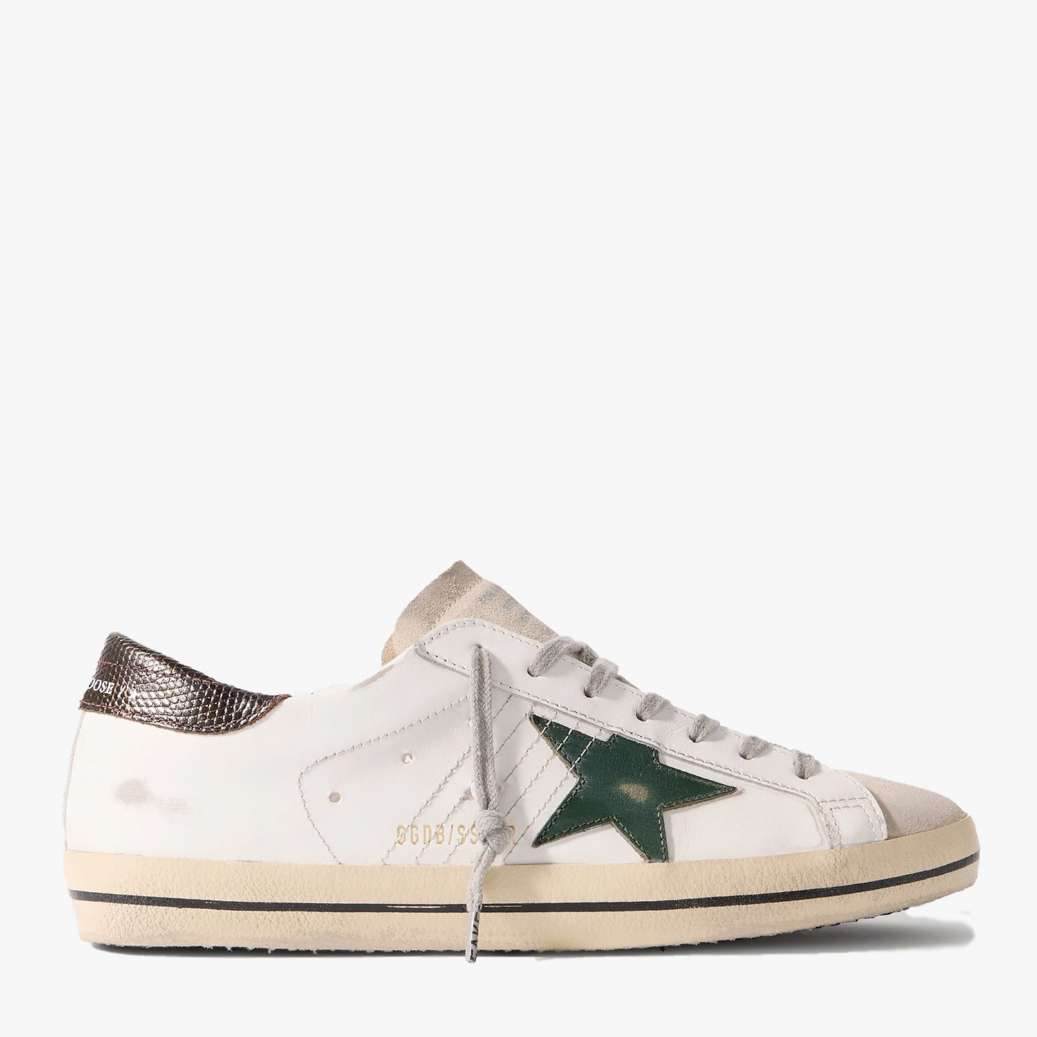 Golden Goose Beyaz Yeşil Kombin Erkek Sneakers