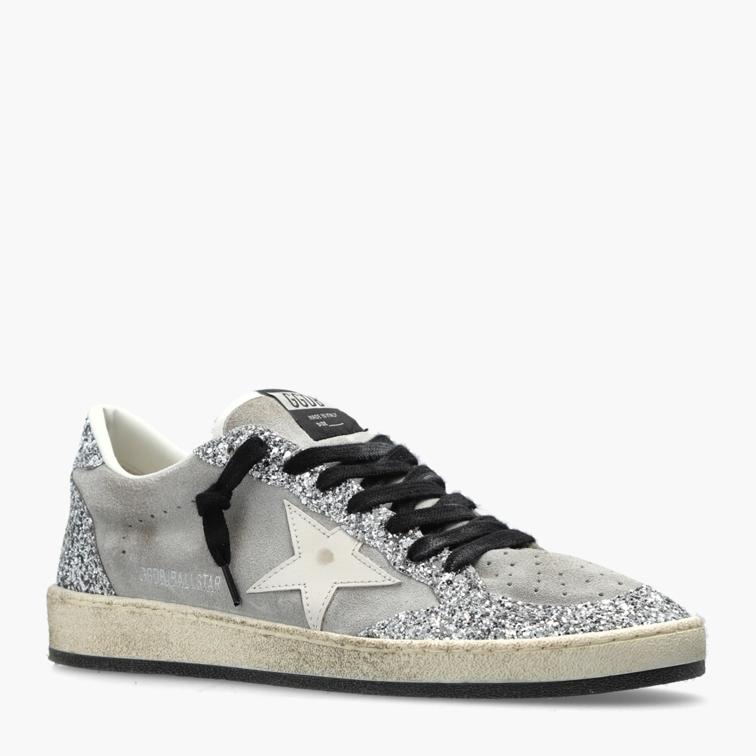 Golden Goose Gri Deri Ball-Star 8723 Kadın Sneakers