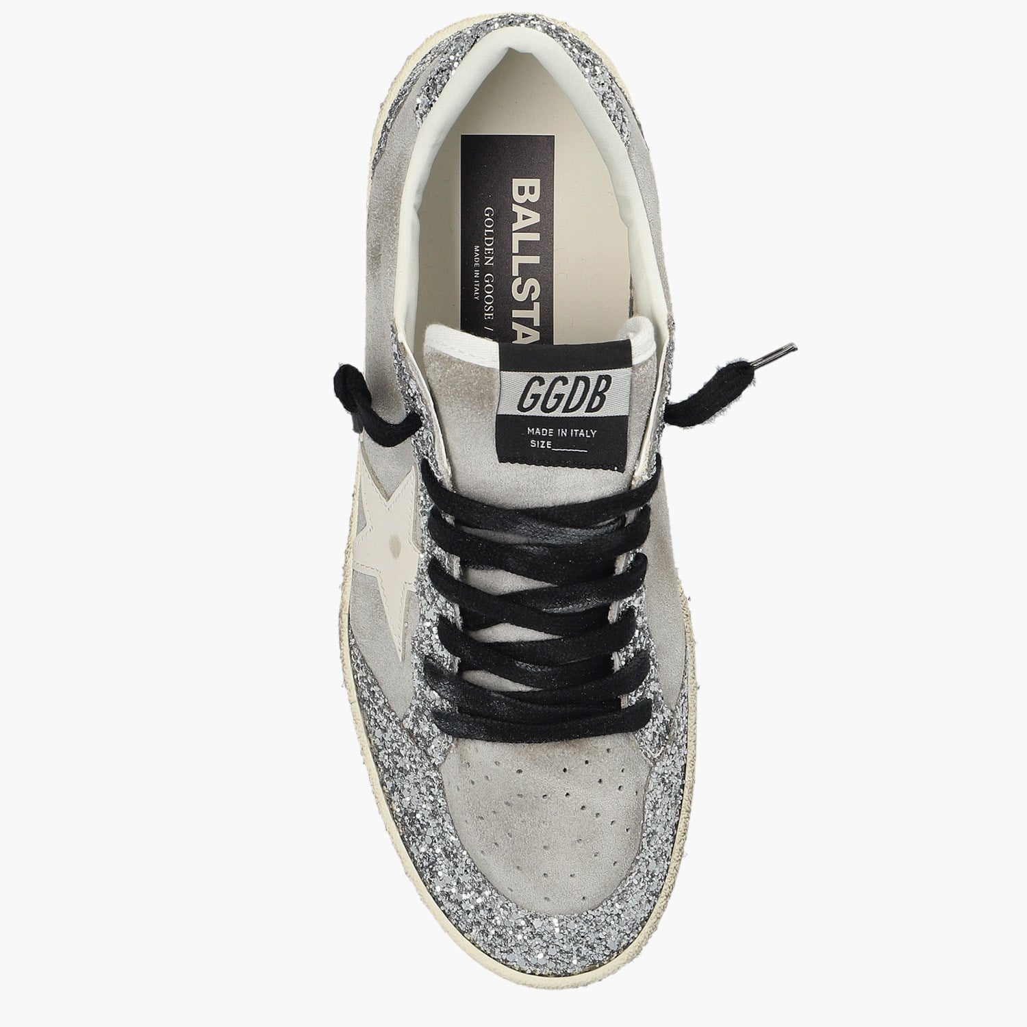 Golden Goose Gri Deri Ball-Star 8723 Kadın Sneakers