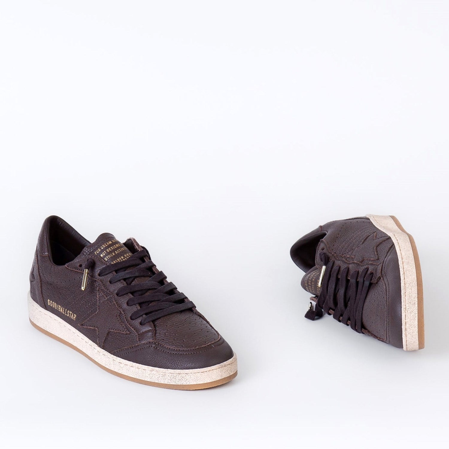 Golden Goose Kahve  Ball-Star 8888 Kadın Sneakers