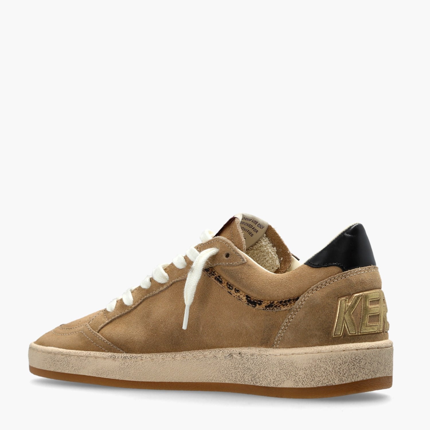 Golden Goose Kahve Deri Ball-Star 8704 Kadın Sneakers