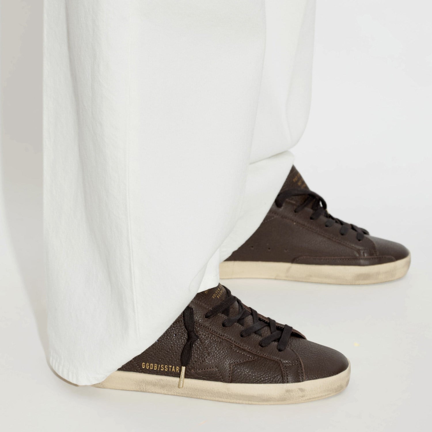 Golden Goose Kahve  Super-Star 8887 Kadın Sneakers