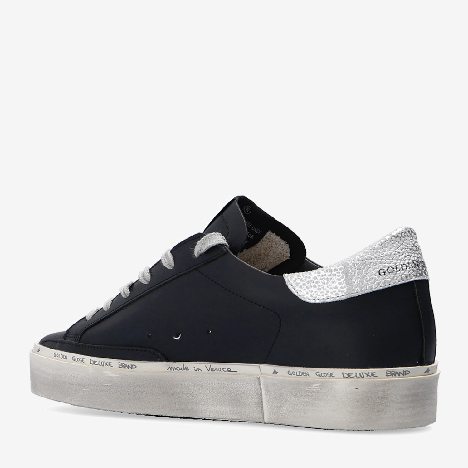 Golden Goose Siyah Deri Hı-Star 0328 Kadın Sneakers