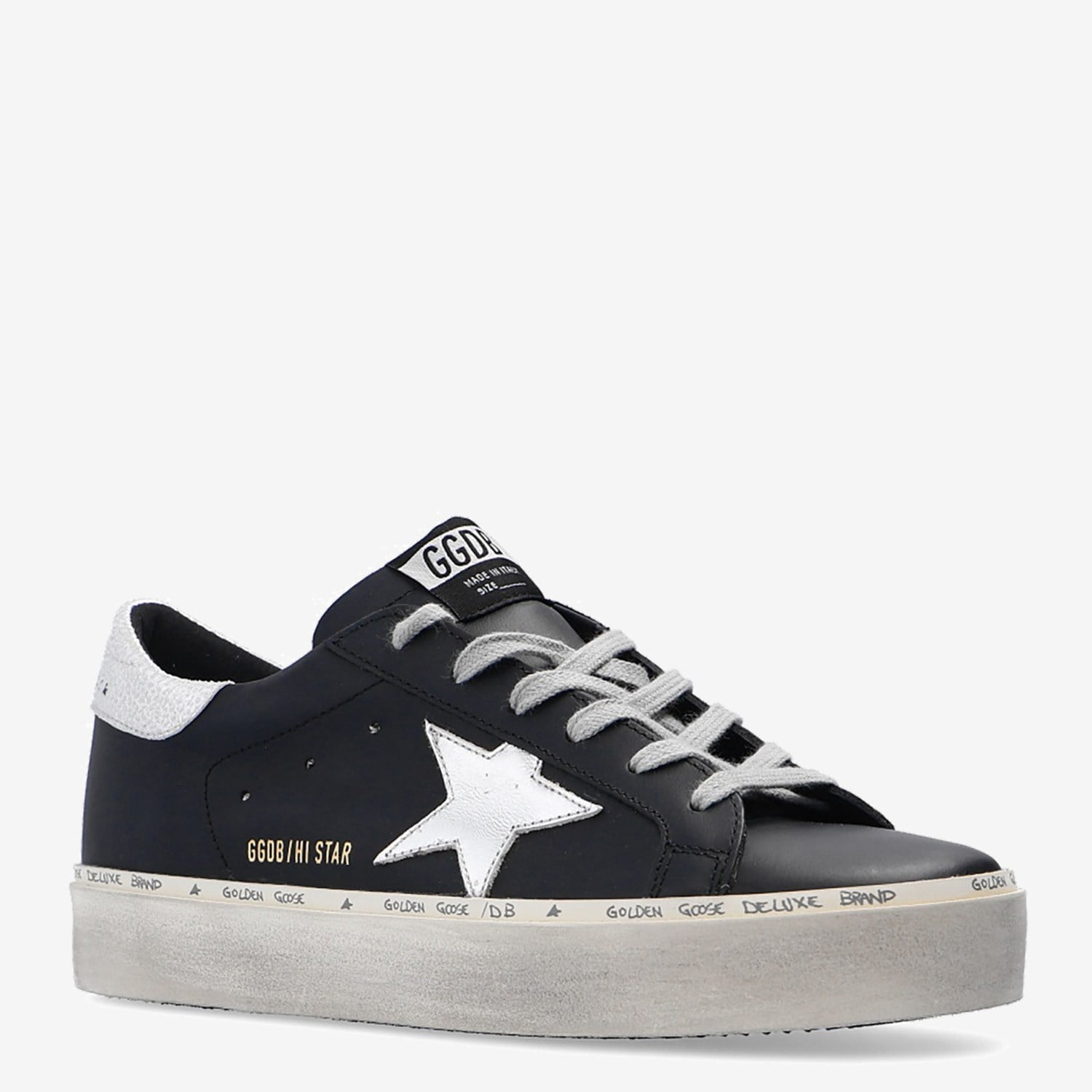 Golden Goose Siyah Deri Hı-Star 0328 Kadın Sneakers