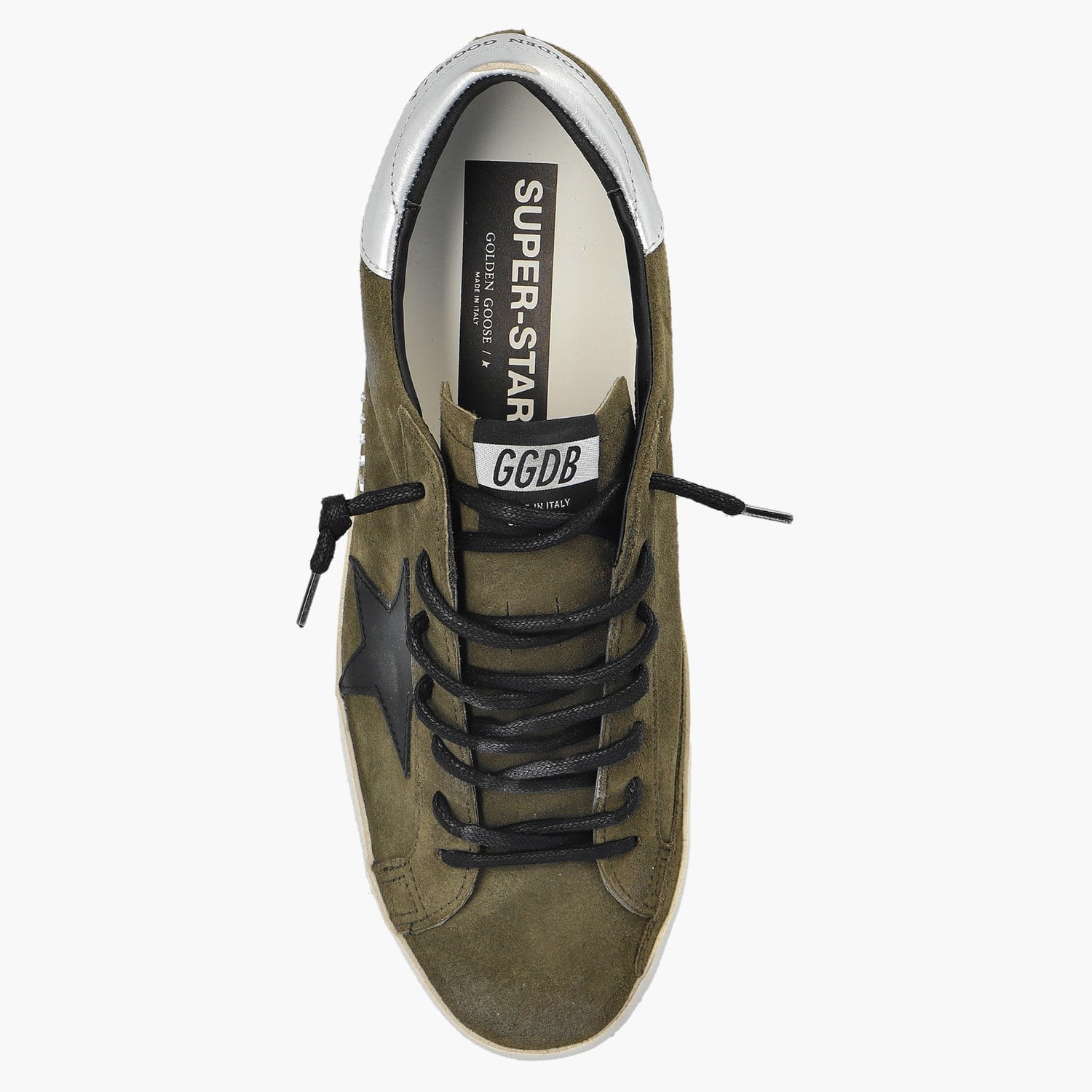 Golden Goose Yeşil Deri Super-Star 8697 Erkek Sneaker