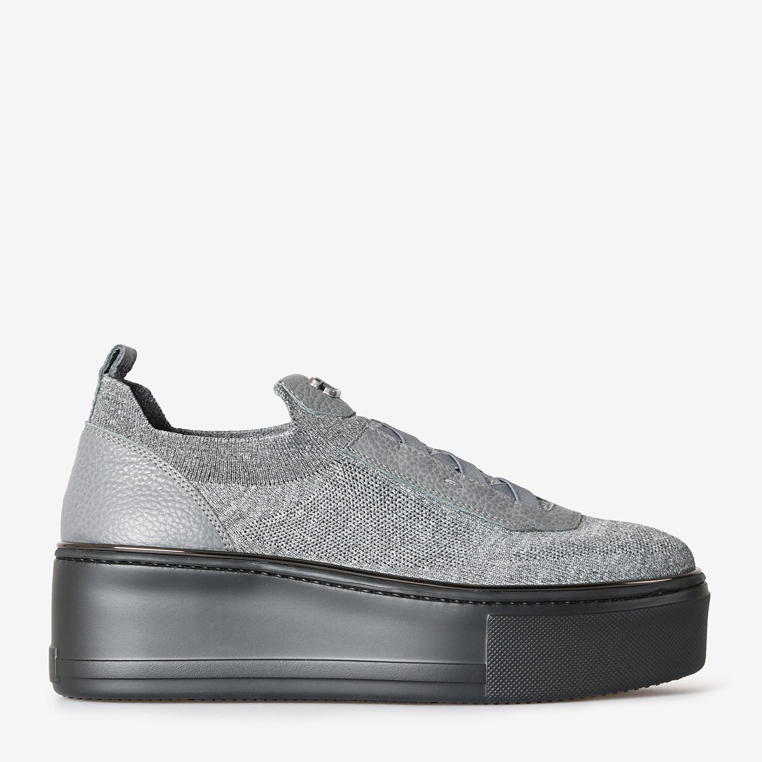 Gri Triko Kadın Sneaker