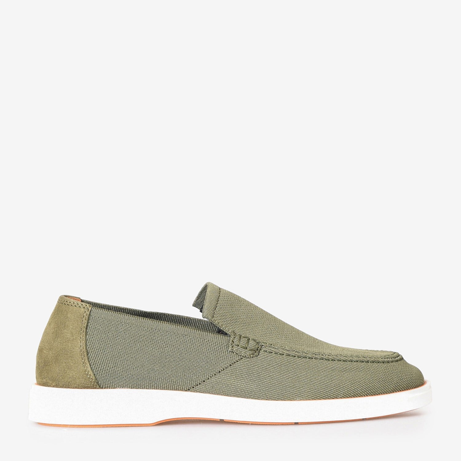 Haki Triko Erkek Loafer
