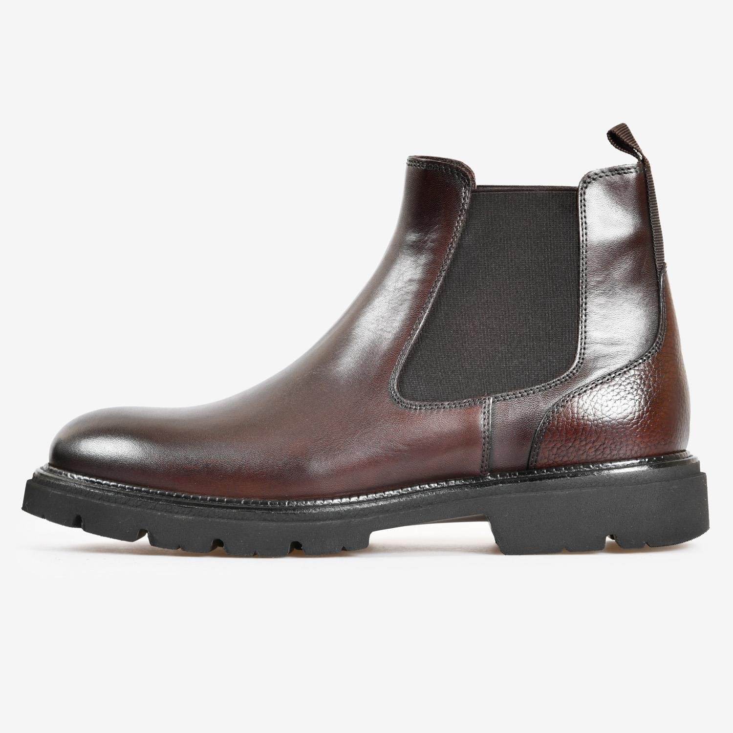 Kahve Deri Erkek Klasik Bot