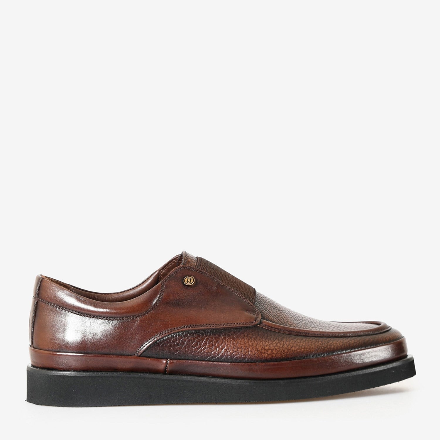 Kahve Deri Erkek Loafer
