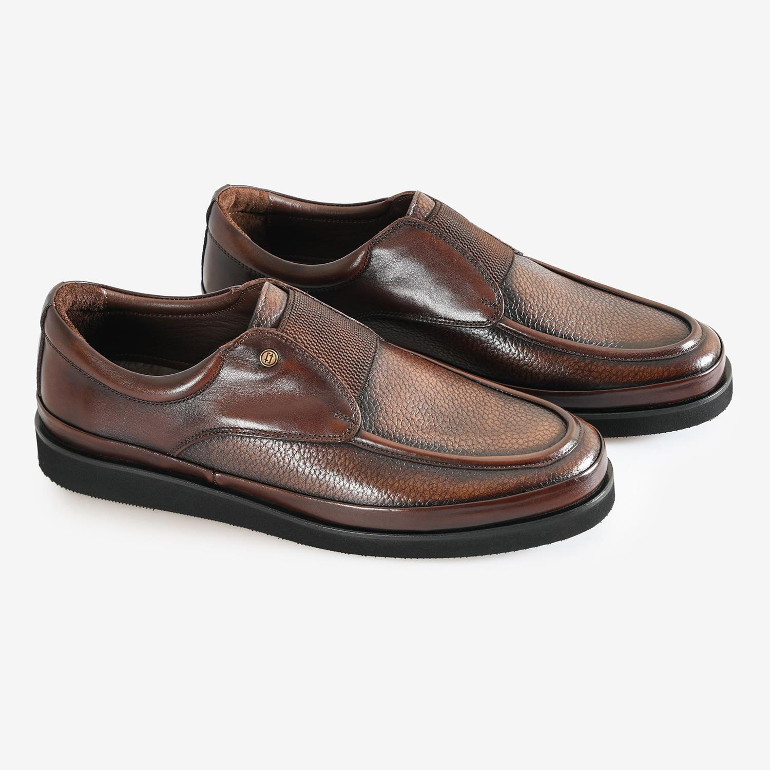KAHVE DERİ ERKEK LOAFER