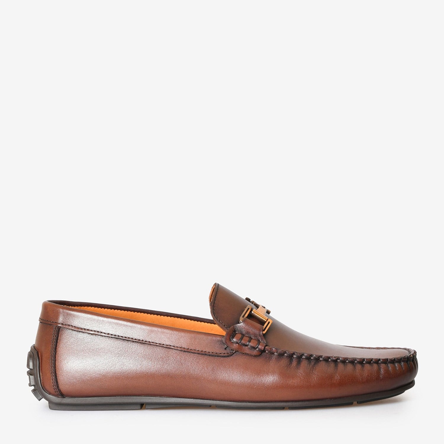 Kahve Deri Erkek Loafer