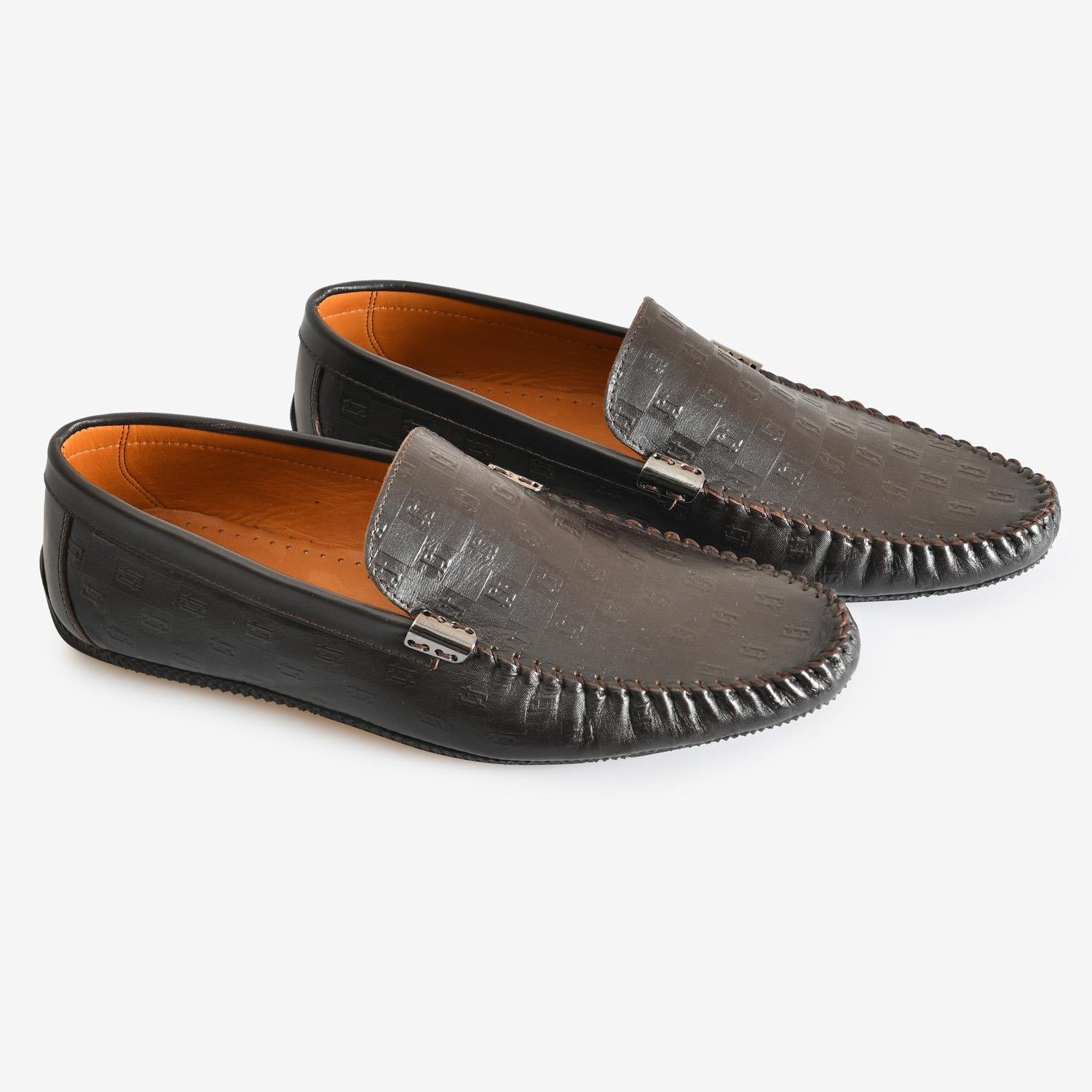 Kahve Deri Erkek Loafer