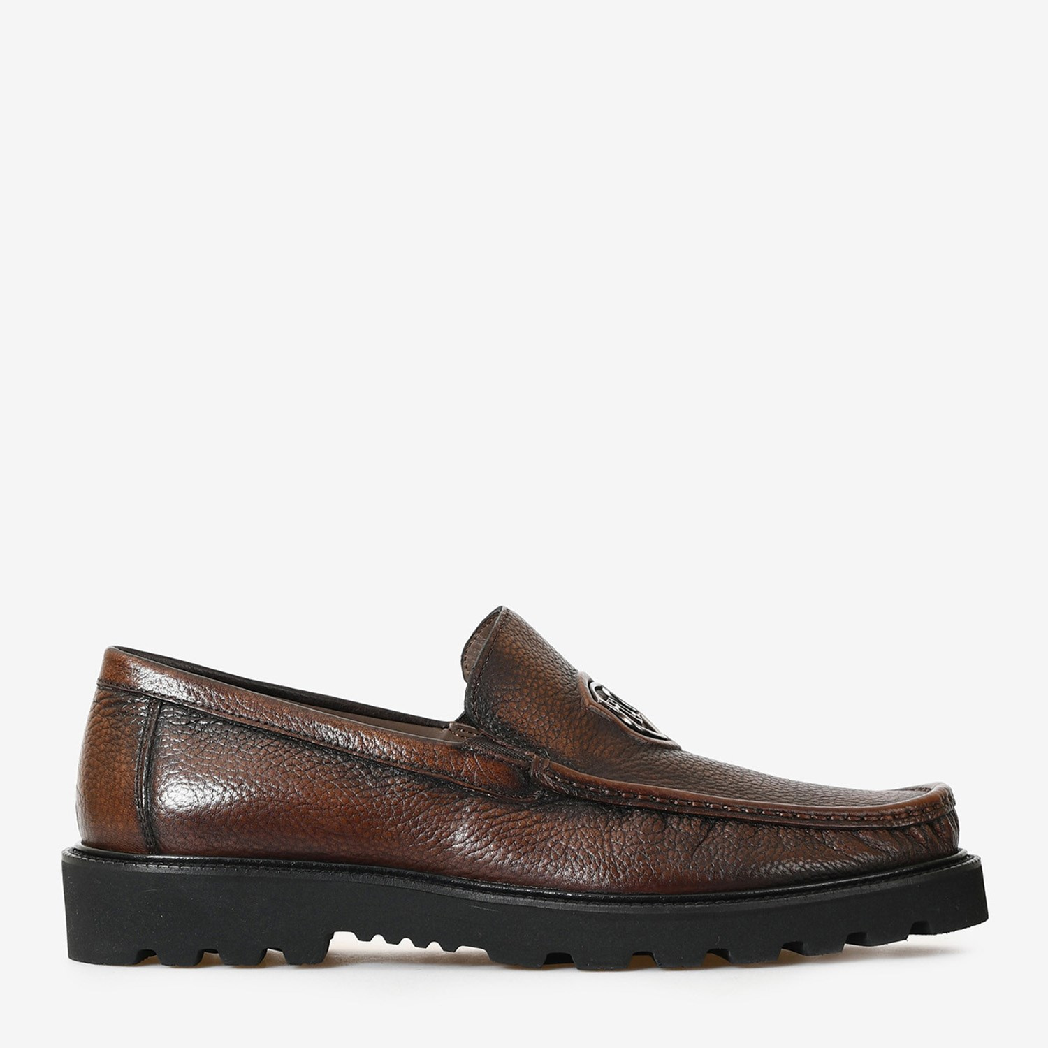 Kahve Deri Erkek Loafer Ayakkabı