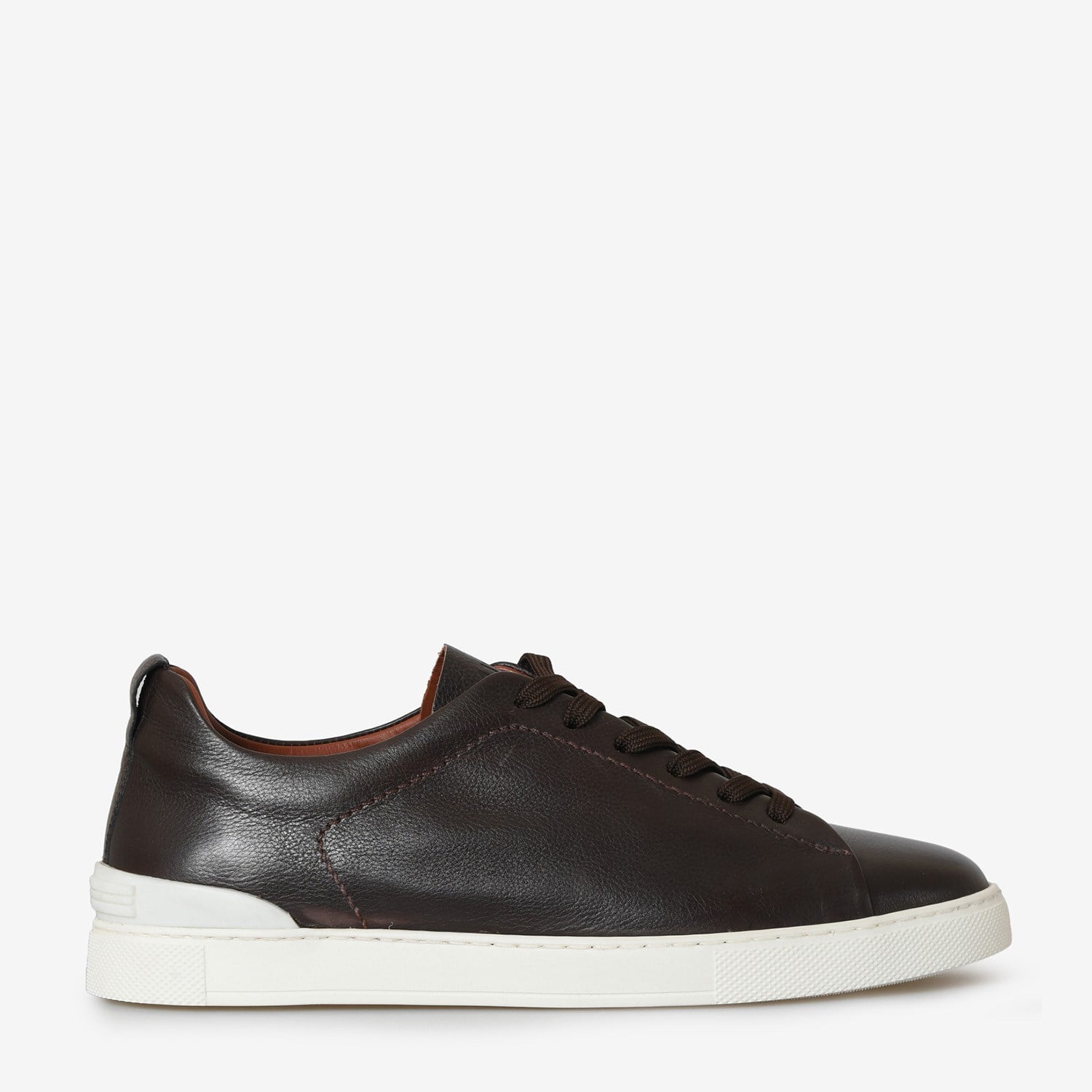 Kahve Deri Erkek Sneaker