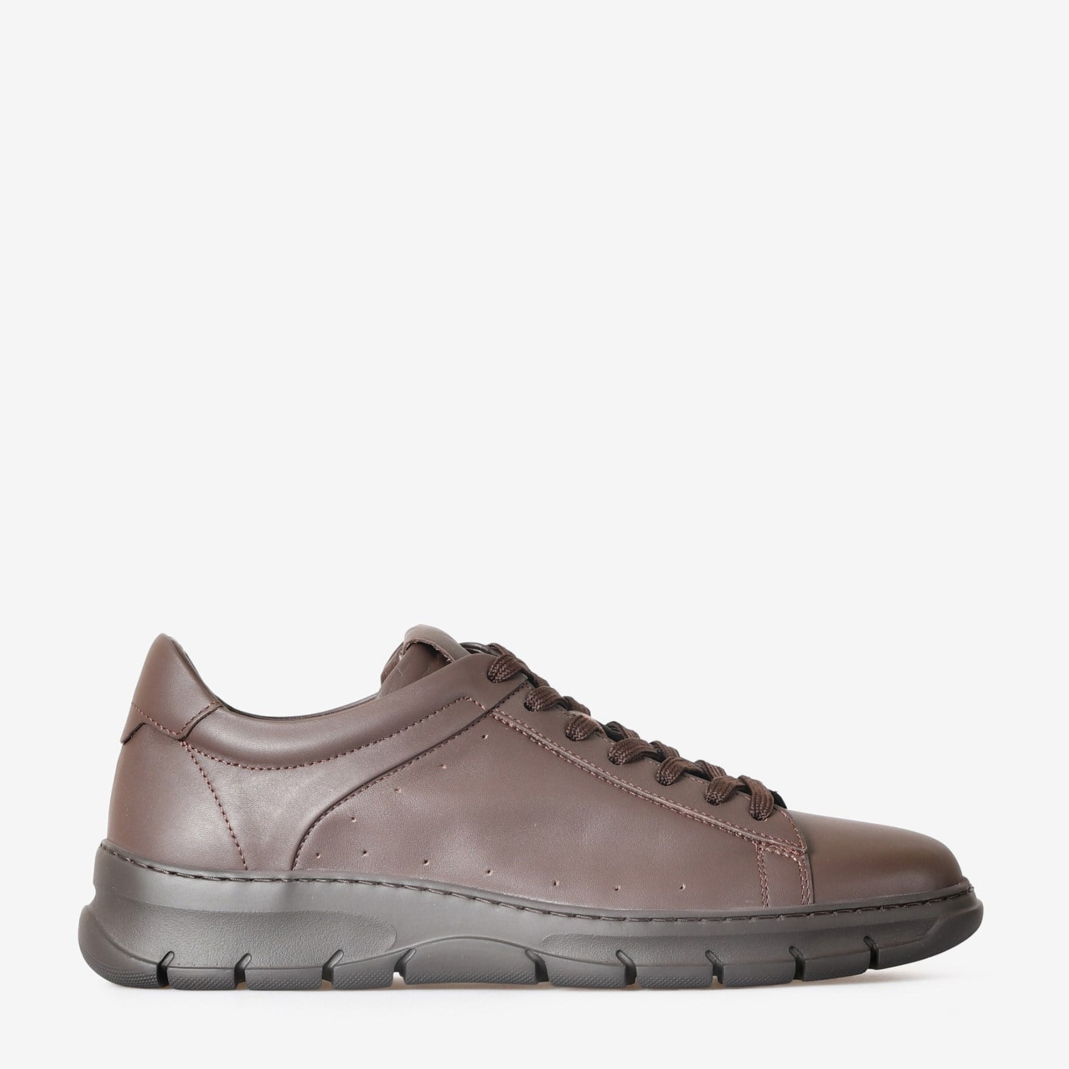 Kahve Deri Erkek Sneakers