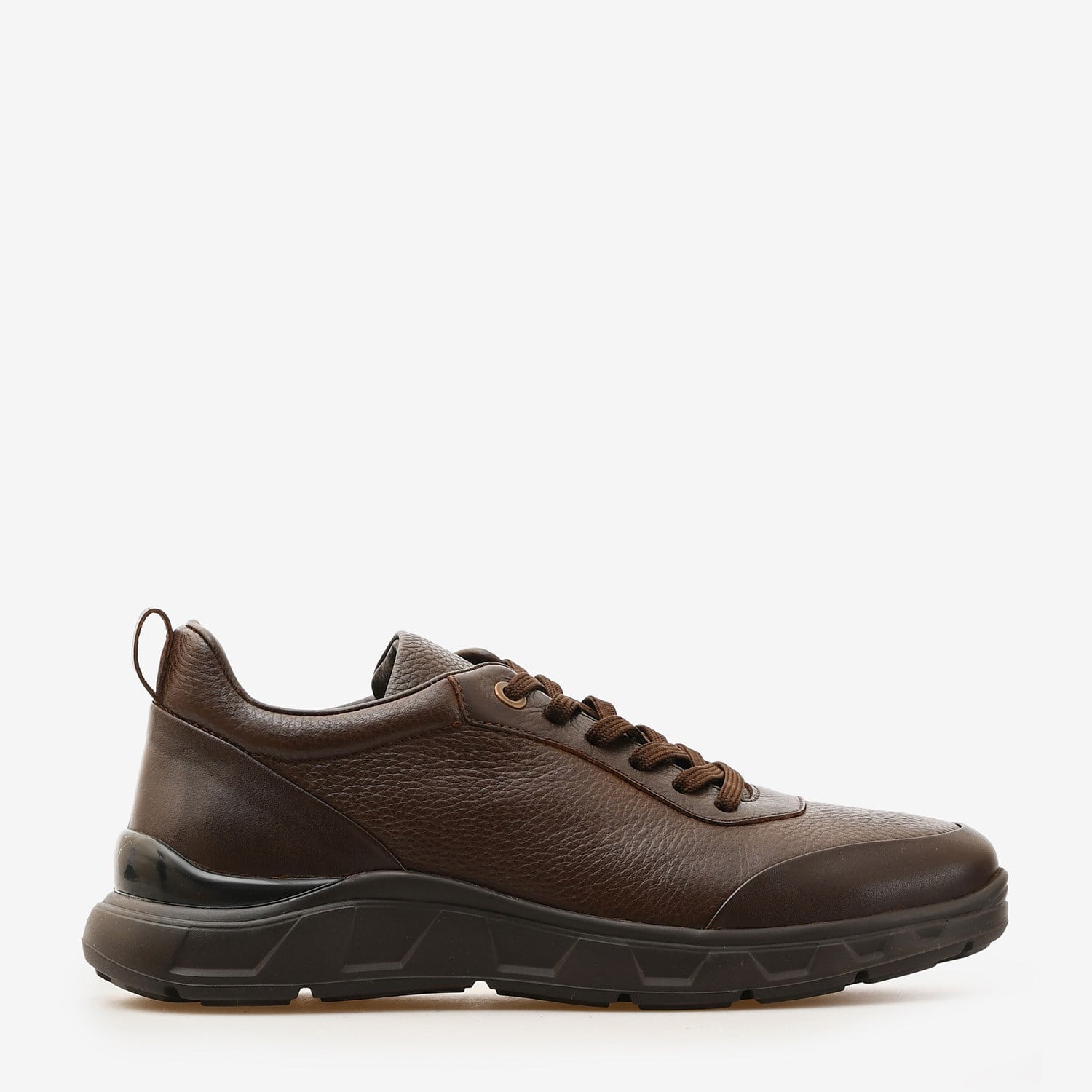 Kahve Deri Erkek Sneakers